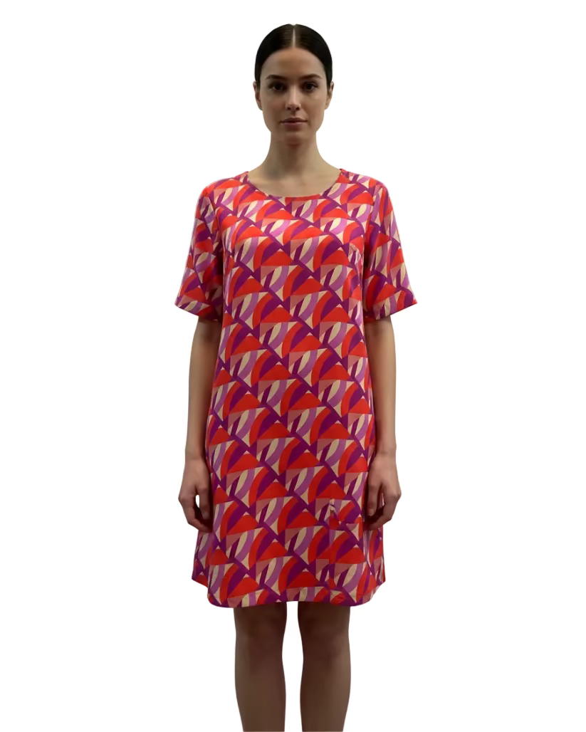 Vestido Juana geométrico