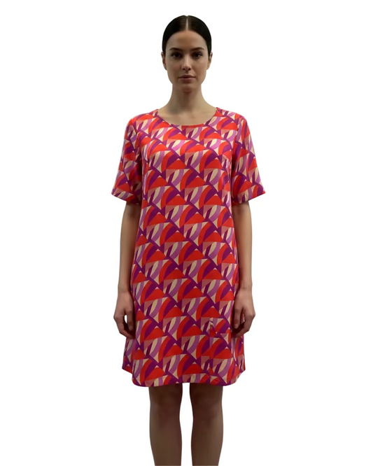 Vestido Juana geométrico