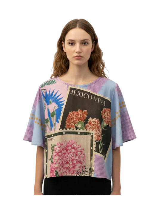 Blusa Pilar viva México