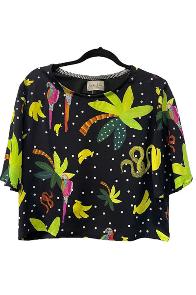 Blusa Pilar puntos tropical