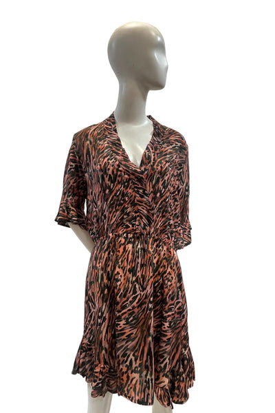 Vestido Cruzita animal print