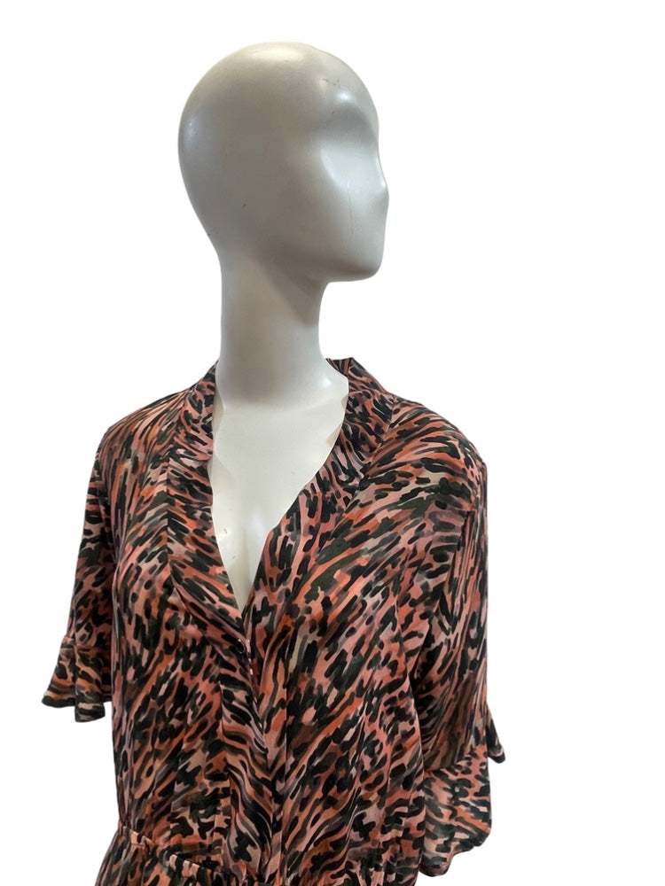 Vestido Cruzita animal print