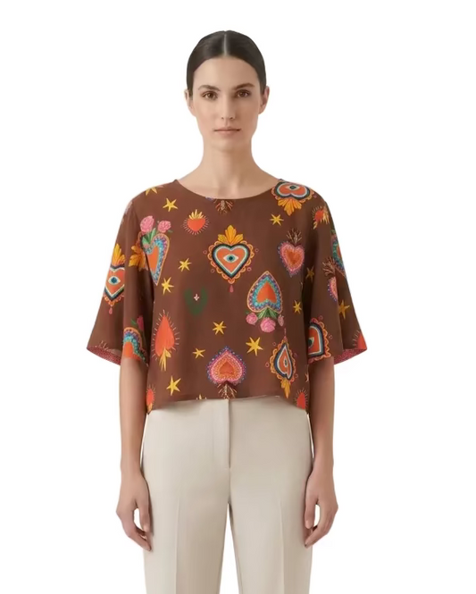 Blusa Pilar corazón