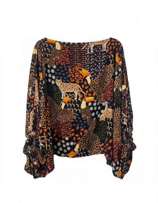 Blusa Rebeca tigre