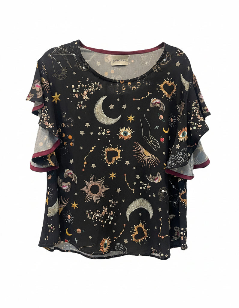 Blusa Alberta cósmica