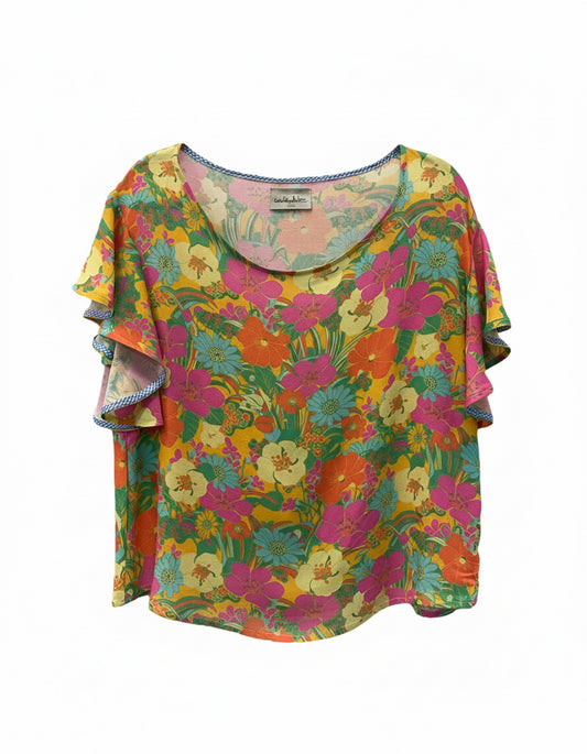 Blusa Alberta flores amarillas
