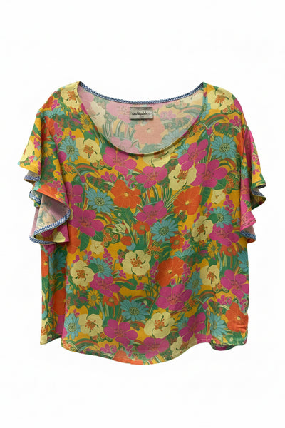 Blusa Alberta flores amarillas