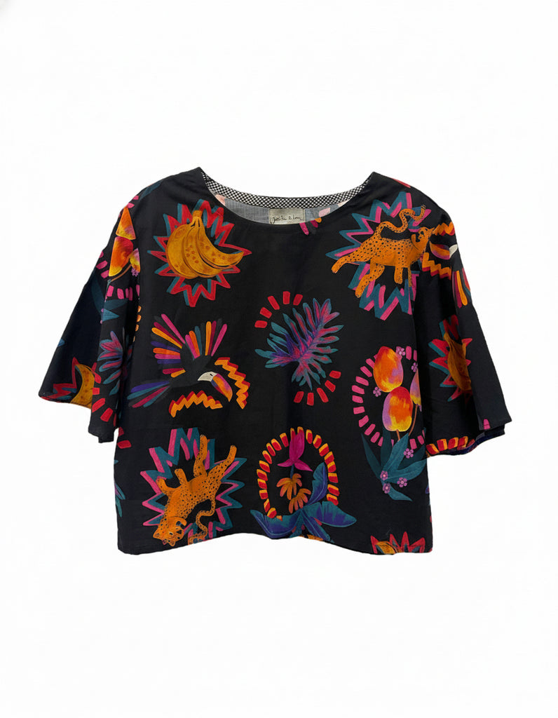 Blusa Pilar tigre banana