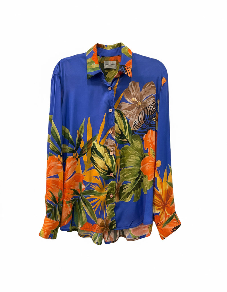 Blusa Vicenta hawaiana