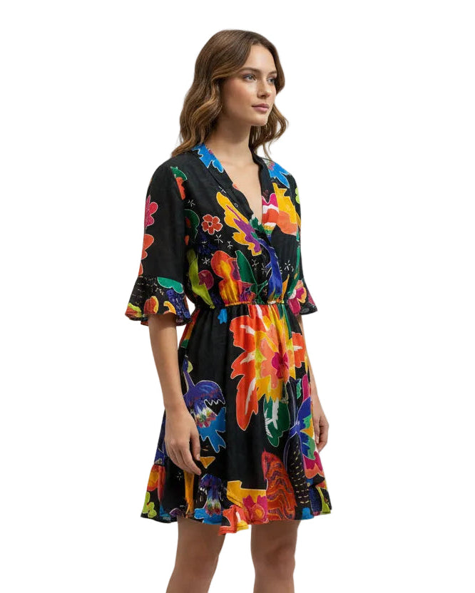 Vestido Cruzita tigre