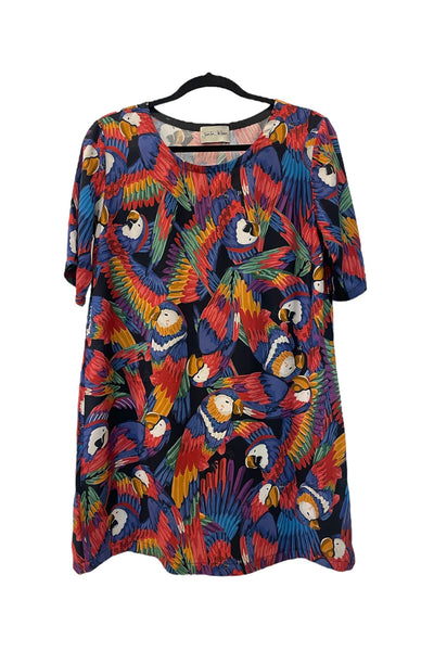 Vestido Juana guacamayos