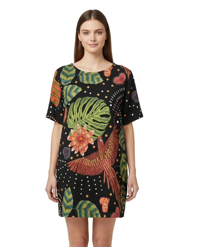 Vestido Juana monstera