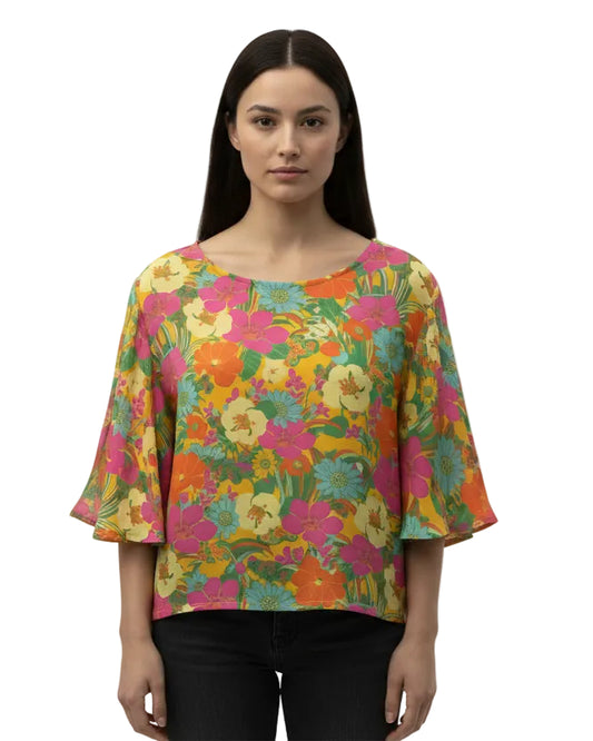 Blusa Pilar florecillas