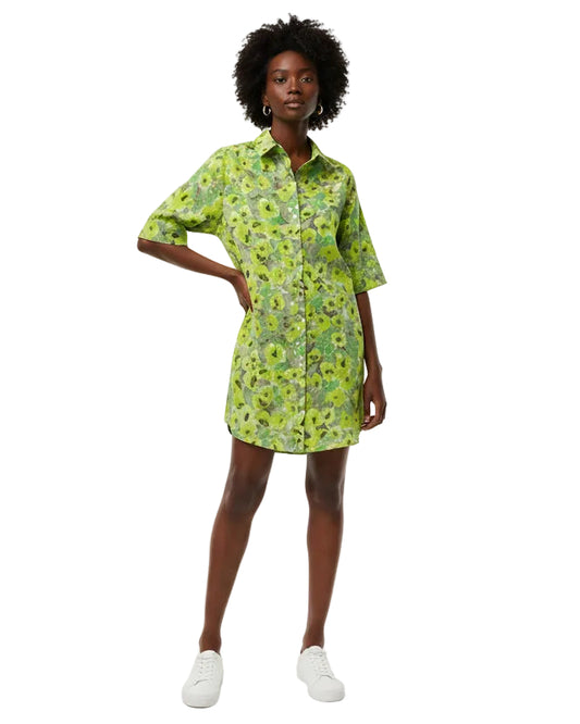 Vestido Caba flores amarillitas