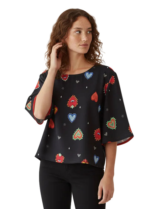 Blusa Pilar corazón