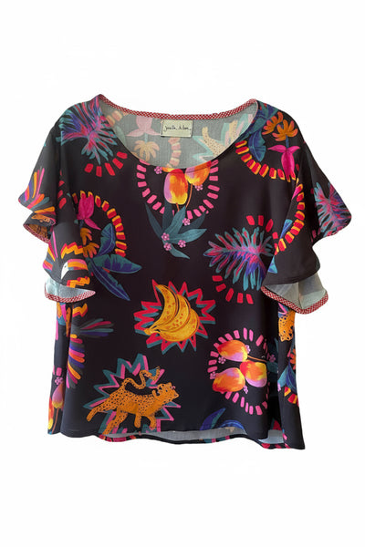 Blusa Alberta tigre