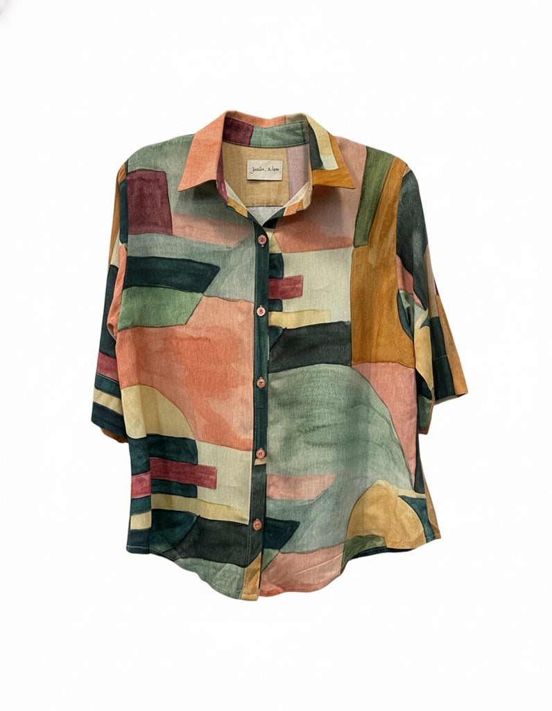 Guayabera Caba acuarela