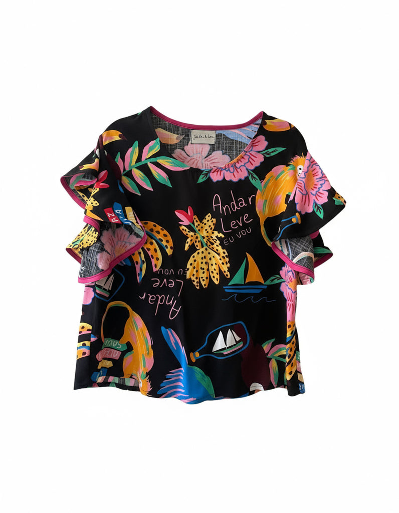 Blusa Alberta monkey