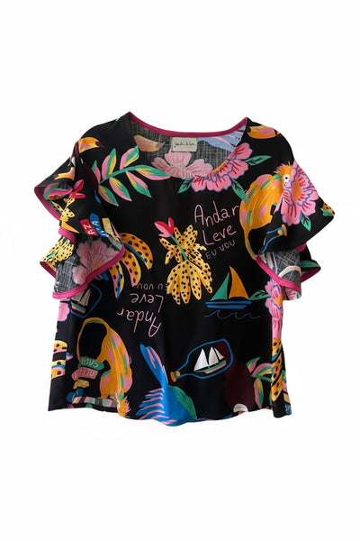 Blusa Alberta monkey