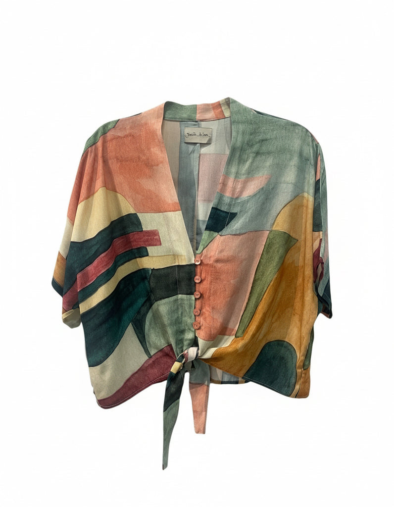 Guayabera Mila acuarela