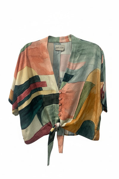 Guayabera Mila acuarela