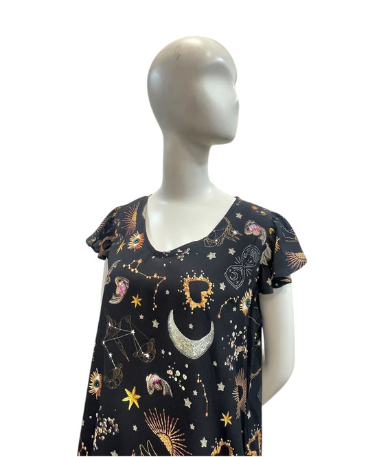 Vestido Elena cósmico