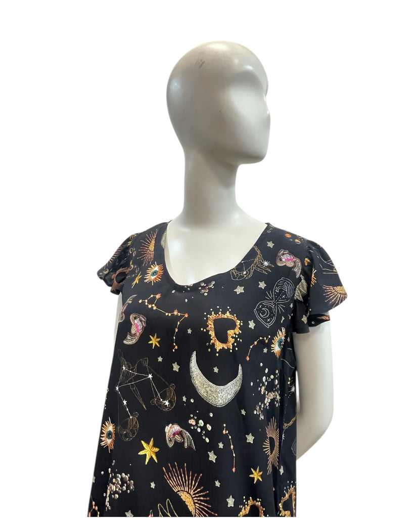 Vestido Elena cósmico