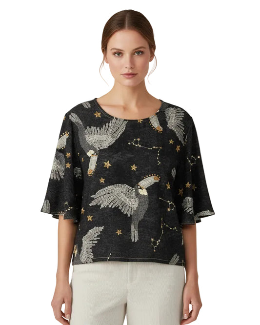 Blusa Pilar tucán gris