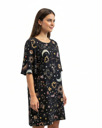 Vestido Ramona cósmico