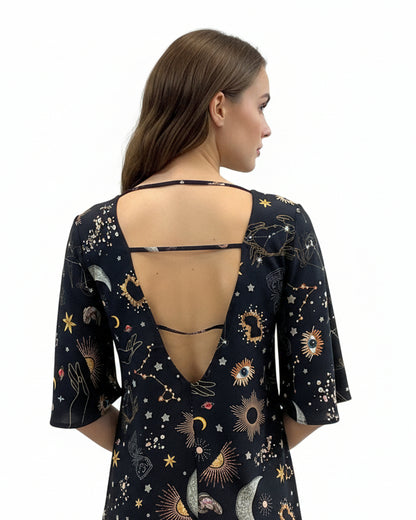 Vestido Ramona cósmico