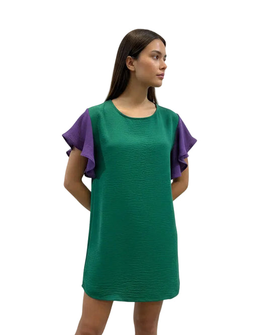 Vestido Alberta combinado