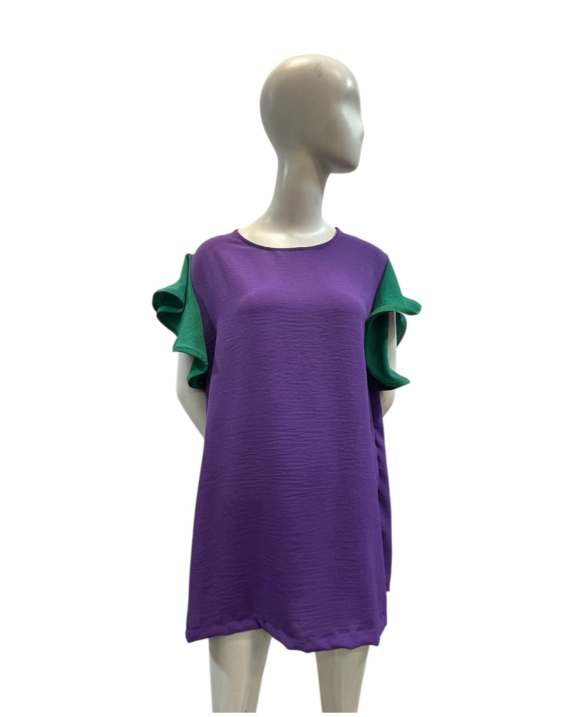 Vestido Alberta Morado verde