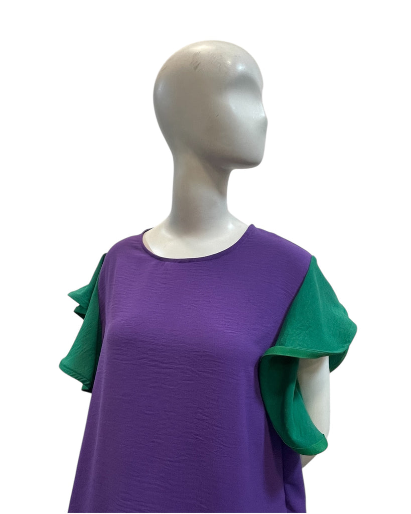 Vestido Alberta Morado verde