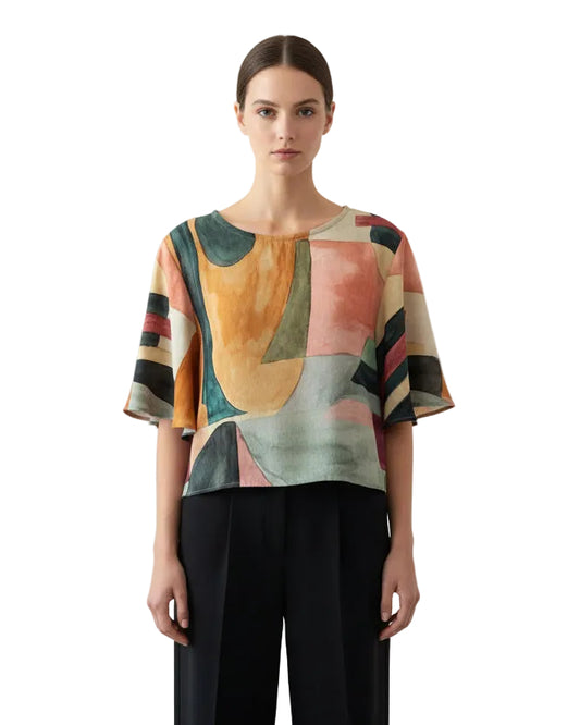 Blusa Pilar acuarela