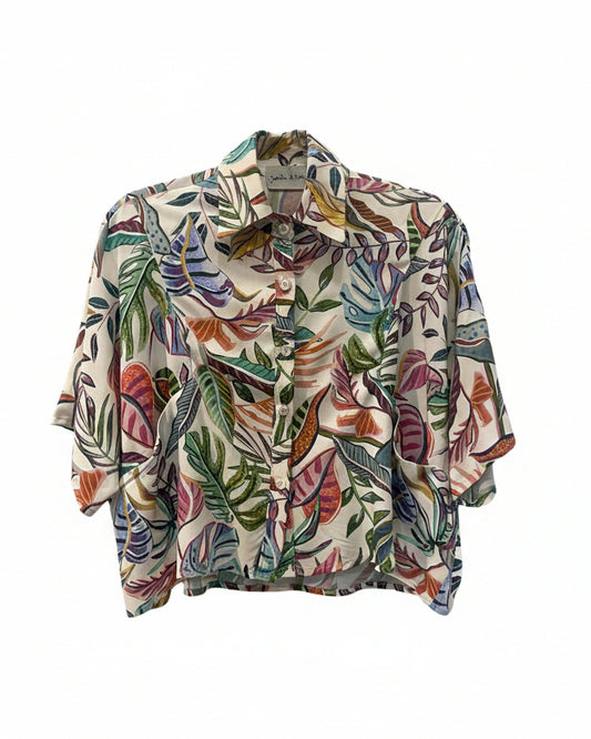 Guayabera Tita flores