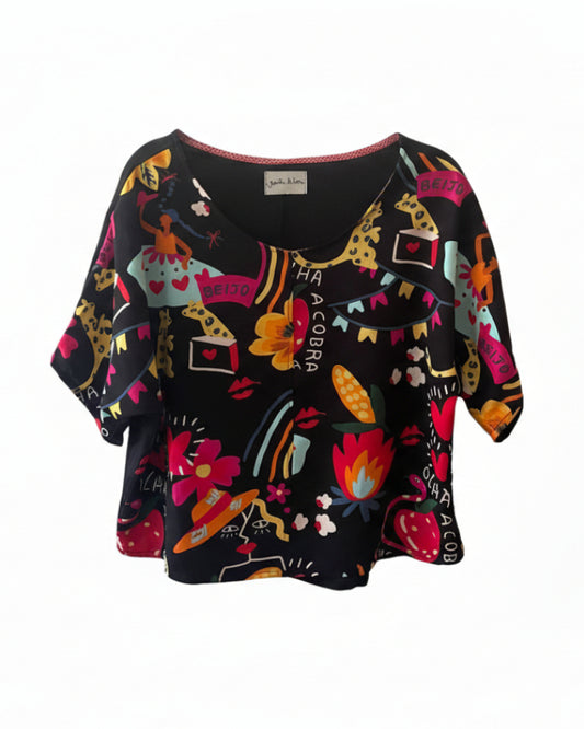 Blusa Ana manzana