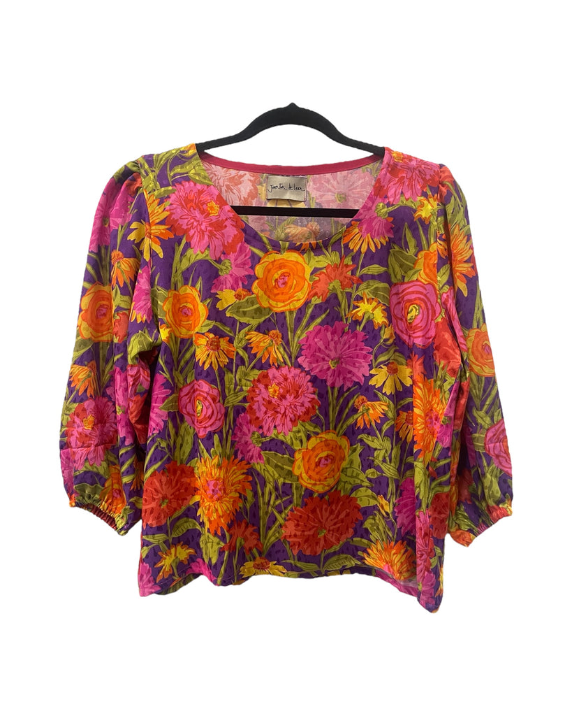 Blusa Mika flor seda