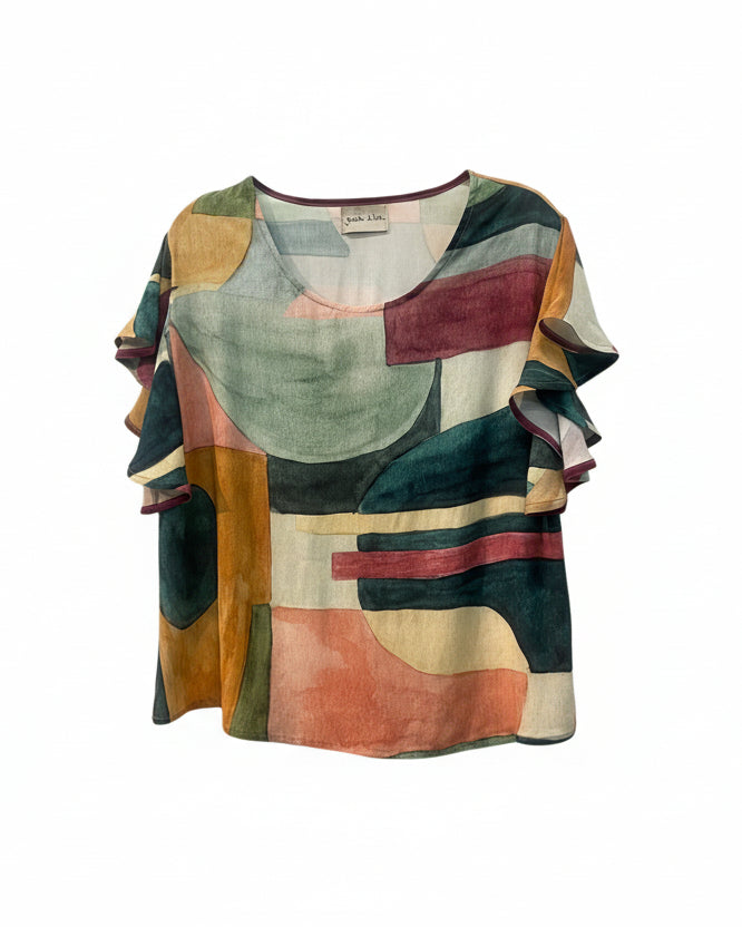 Blusa Alberta acuarela