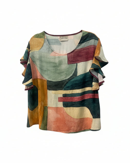 Blusa Alberta acuarela