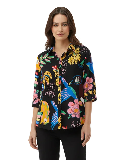 Guayabera Caba monkey