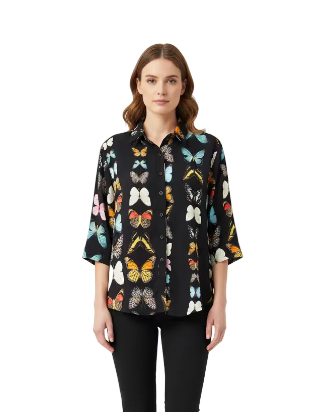 Guayabera Caba Mariposa