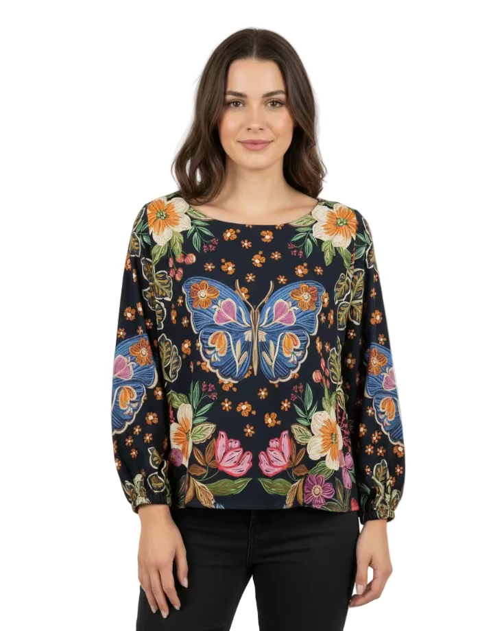 Blusa Ana María floral