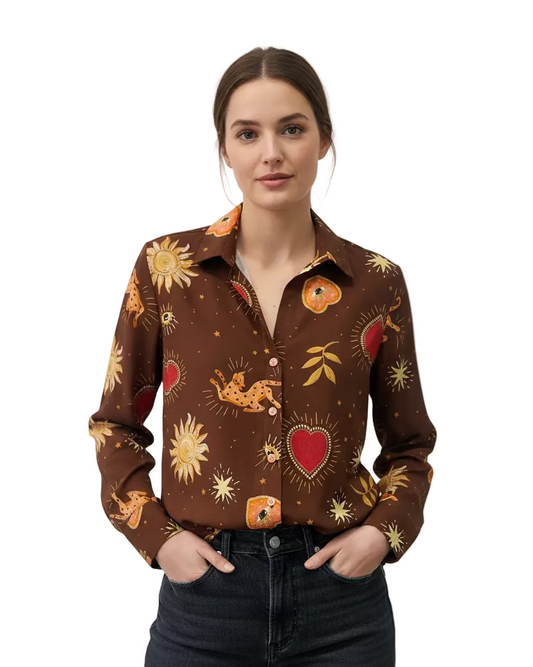 Blusa Olga corazón