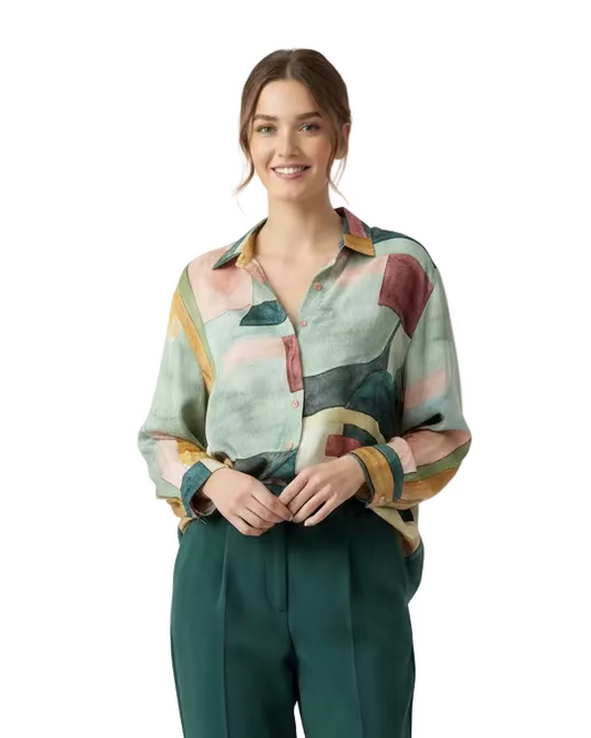 Blusa Vicenta acuarela
