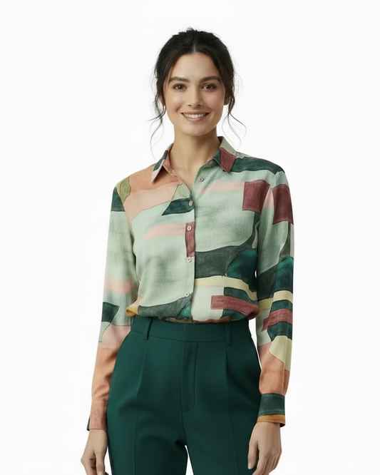 Blusa Olga acuarela