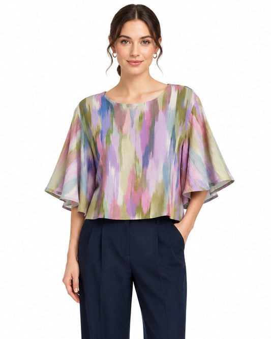 Blusa Pilar Pinceladas Pastel
