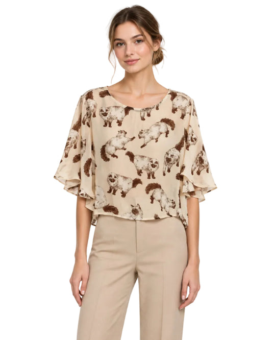 Blusa Pilar Gatos
