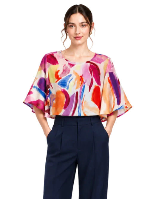 Blusa Pilar Pinceladas