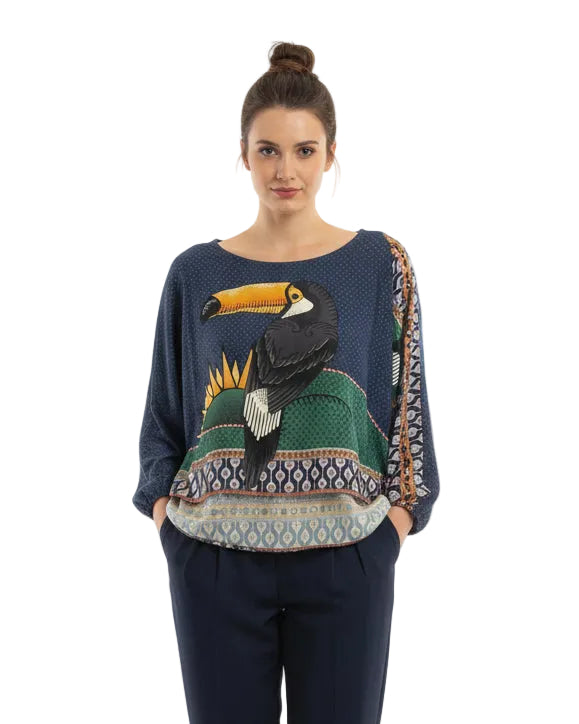 Blusa Ana Maria tucan