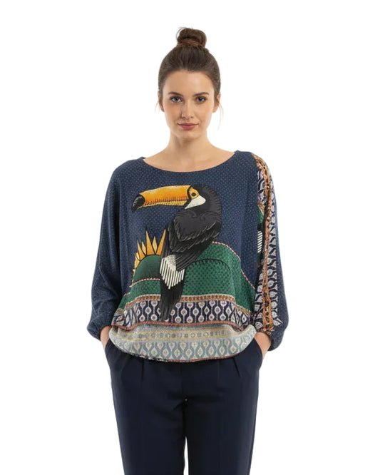 Blusa Ana Maria tucan